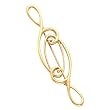 14K Yellow Gold Brooch