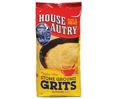 House Autry Yellow Stone Ground Grits 24 Oz