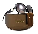 Gucci GG3170/N/S Sunglasses - 0D28 Shiny Black (ED Brown Gradient Lens) - 58mm