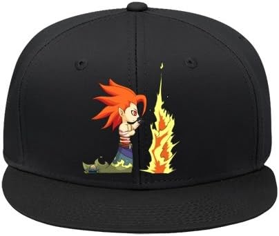 Summer Ace Of Fire - Attack - Taofewa Chibi Character - M Adjustable Snapback Cap Hat For Men Hip Hop Cap