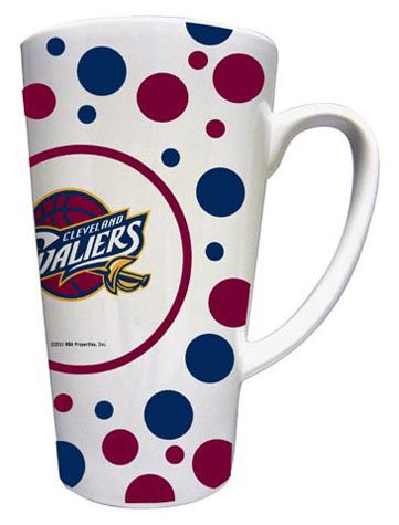 NBA Cleveland Cavaliers 16-Ounce White Latte Mug