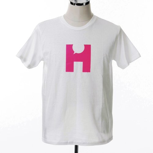 HIKAKIN公式ロゴTシャツ (M, ホワイト)