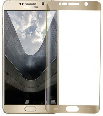 ZAIMM Samsung Note5 Golden Fullbody Screen Protector, Easy Bubble-Free Installation, 9H Hardness, 99% Touch-screen Accurate,Maximum Screen Protection from Bumps, Drops, Scrapes