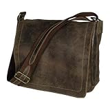 David King Co Large Distressed Leather Backpack thumbnail