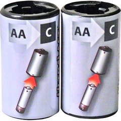 Ultralast Aa To C Converter Shells