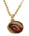 Beautiful 24k Gold Layered GL Spiritual Mary Portrait Round Laser Charm Necklace - 18...