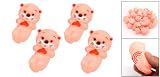 Rosallini Vinyl Squeeze Squeak Cat Doll Fetch Baby Bath Toy