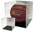 BCW BallQube Grandstand Basketball / Soccer Ball Holder - Mirrored Back - Sports Memoriablia Display Case - Sportscards Collecting Supplies