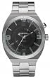 Diesel #DZ1413 Men's Stainless Steel LED Red Light Analog Black Dial Watch