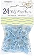 Unique Industries UPS13593 Mini Rattles Party Favor, Blue, 24-Pack