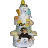4 Tier Noah's Ark Baby Diaper Cake