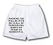 White Boxer Short with Knowing you will be with me in all my tomorrows, makes my toda...