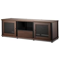 Hot Sale Salamander Synergy 236 A/V Cabinet w/ Two Doors & Media Drawer (Walnut/Black)