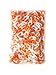 Plastic decorative safety security chain, Crowd Control Center (50', Wht/Org)