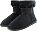 Womens Fur Mid Calf Boots Low Fashion Shoes Faux Winter Warm Suede Sheepskin