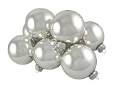 Review Season's Designs  / Club Pack of 16 Shiny Silver Glass Ball Christmas Ornaments 3.25