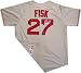 Carlton Fisk Boston Red Sox Autographed Grey Majestic Jersey