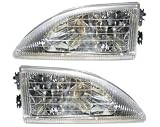 NEW PAIR HEADLIGHT HEAD LIGHT LAMP 94-98 MUSTANG COBRA