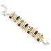 14K Gold 9 Multi-Gemstone Bracelet