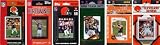 NFL Cleveland Browns Six Different Licensed Trading Card Team Sets