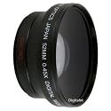 Merkury Innovations CL-52WB 52mm High Definition 0.45X Wide Angle Lens (Black)