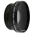 Merkury Innovations CL-52WB 52mm High Definition 0.45X Wide Angle Lens (Black)