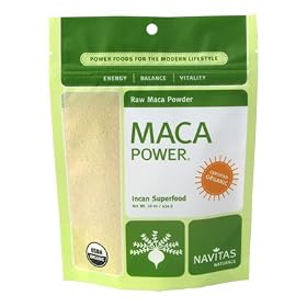 Navitas Naturals Organic Raw Maca Powder Incan Superfood, 16-Ounce Bag (Pack of 2)