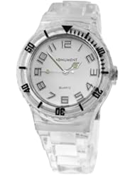 Sports Watches For Women Monument Womens Jelly Clear Analog Quartz Watch