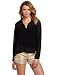 Rory Beca Women's Shey Drape Back Blouse, Black, Large