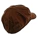 SS/Sophia Cotton Elastic Newsboy Cap-Brown