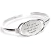 Sterling Silver Let Your Heart See What Your Eyes Cannot Bracelet