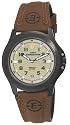 Timex Men's Metal Field Expedition Brown Leather Strap Watch #T47012