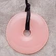 Teething Bling Pendant - Donut Shape (Rose)