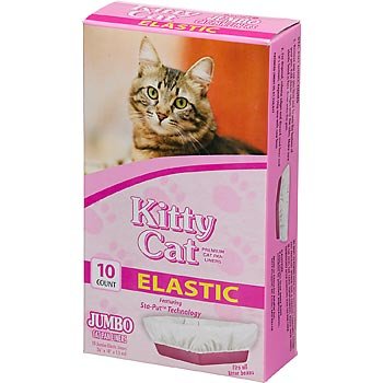 Alfa Pet Kitty Cat Elastic Litter Box Liners