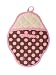 Kitchen & Housewares : Jessie Steele Pot Mitt, Brown and Pink Polka Dot