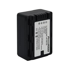 Panasonic SDR-T70 Camcorder Battery Lithium-Ion 2000mAh - Replacement for Panasonic VWVBK180 Battery