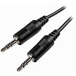 Cables Unlimited AUD-1100-25 3.5mm Male to Male Stereo Cable (25 Feet, Black)