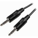 Cables Unlimited AUD-1100-25 3.5mm Male to Male Stereo Cable (25 Feet, Black)