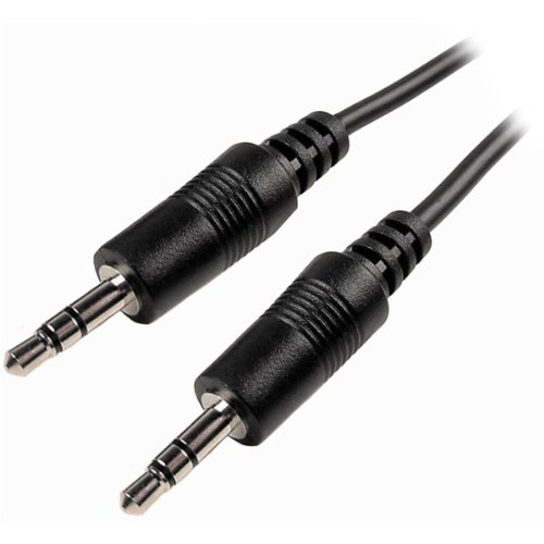 Cables Unlimited AUD-1100-25 3.5mm Male to Male Stereo Cable (25 Feet, Black)