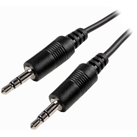 Cables Unlimited AUD-1100-25 3.5mm Male to Male Stereo Cable (25 Feet, Black) by Cables Unlimited