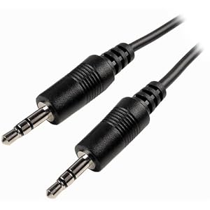 Cables Unlimited AUD-1100-25 3.5mm Male to Male Stereo Cable (25 Feet, Black) by Cables Unlimited