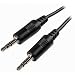 Cables Unlimited AUD-1100-25 3.5mm Male to Male Stereo Cable (25 Feet, Black)