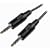 Cables Unlimited AUD-1100-25 3.5mm Male to Male Stereo Cable (25 Feet, Black)