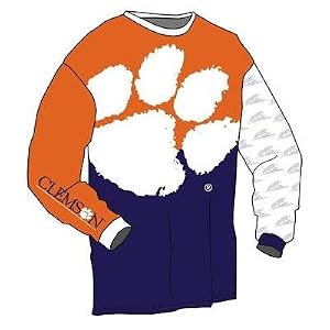 Clemson University Tigers Long Sleeve Mountain Bike Jersey