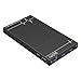 WEme Multi- in-1 USB 3.0 to 2.5 Inch External Hard Drive Disk Enclosure Case for 9.5mm 7mm SATA/HDD/SSD with 3 Port USB 3.0 Hub and Power Adapter for PS4 [UASP Supported]