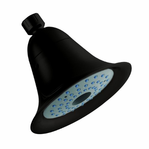 Kingston Brass Watersense KX365 6-inch Diameter High Velocity Aeroflow Shower Head, Oil Rubbed Bronze