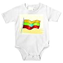 Onesie with patriotism, international, Ethiopia