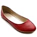 Ollio Women's Shoe Ballet Basic Light Comfort Low Heel Flat