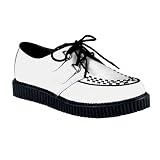 1 inch Creeper Shoe White Leather
