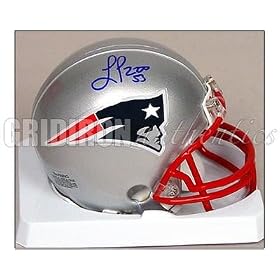 Larry Izzo Autographed Mini Helmet - Autographed NFL Mini Helmets